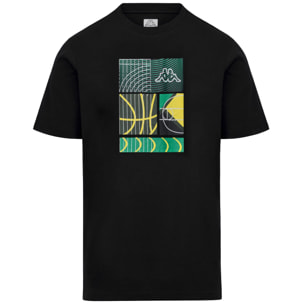 Kappa - T-Shirts & Top Uomo Nero - Logo Ipop