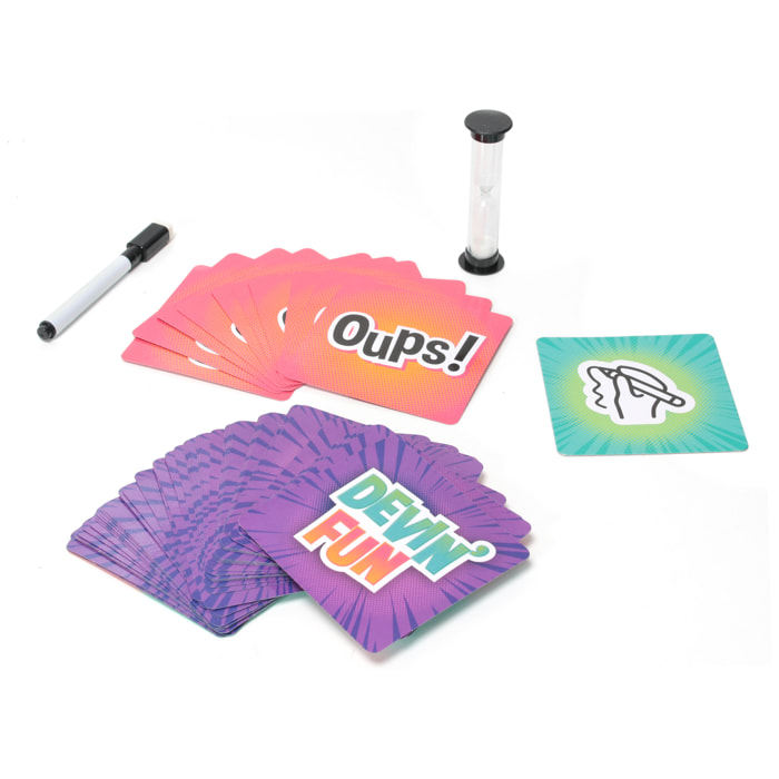 JEU DE CARTES DEVIN FUN X60 CARTES