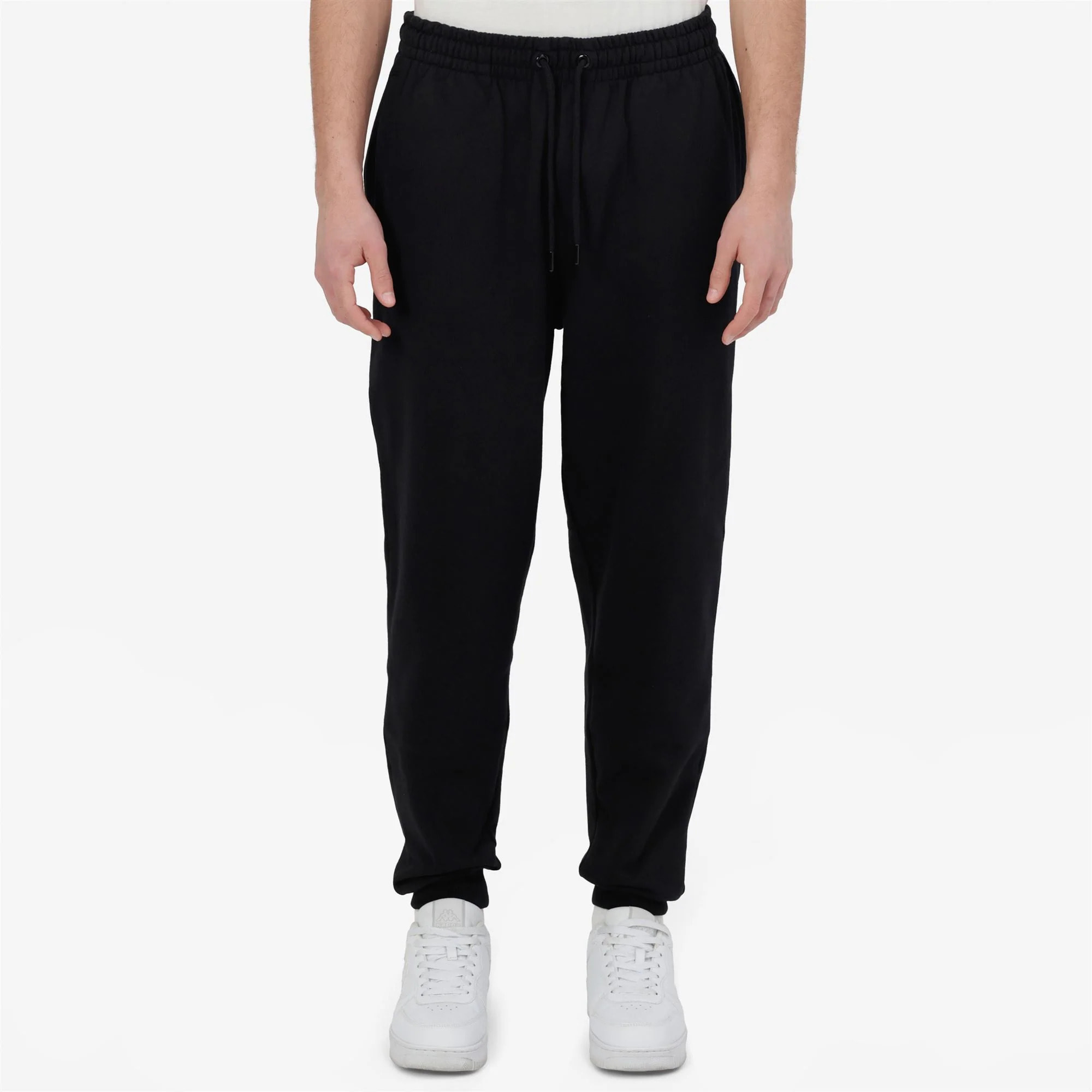 Kappa - Pantaloni Uomo Nero - Authentic Nogany