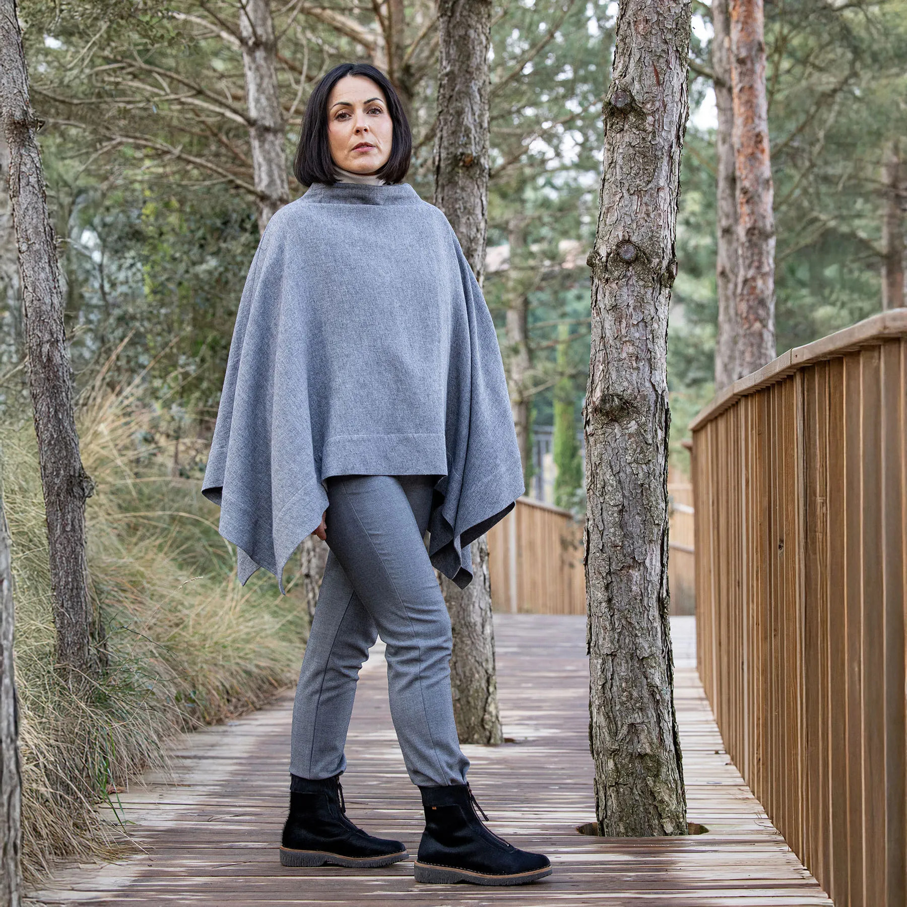 Botines N5581P POTRO BLACK/VOLCANO color Black