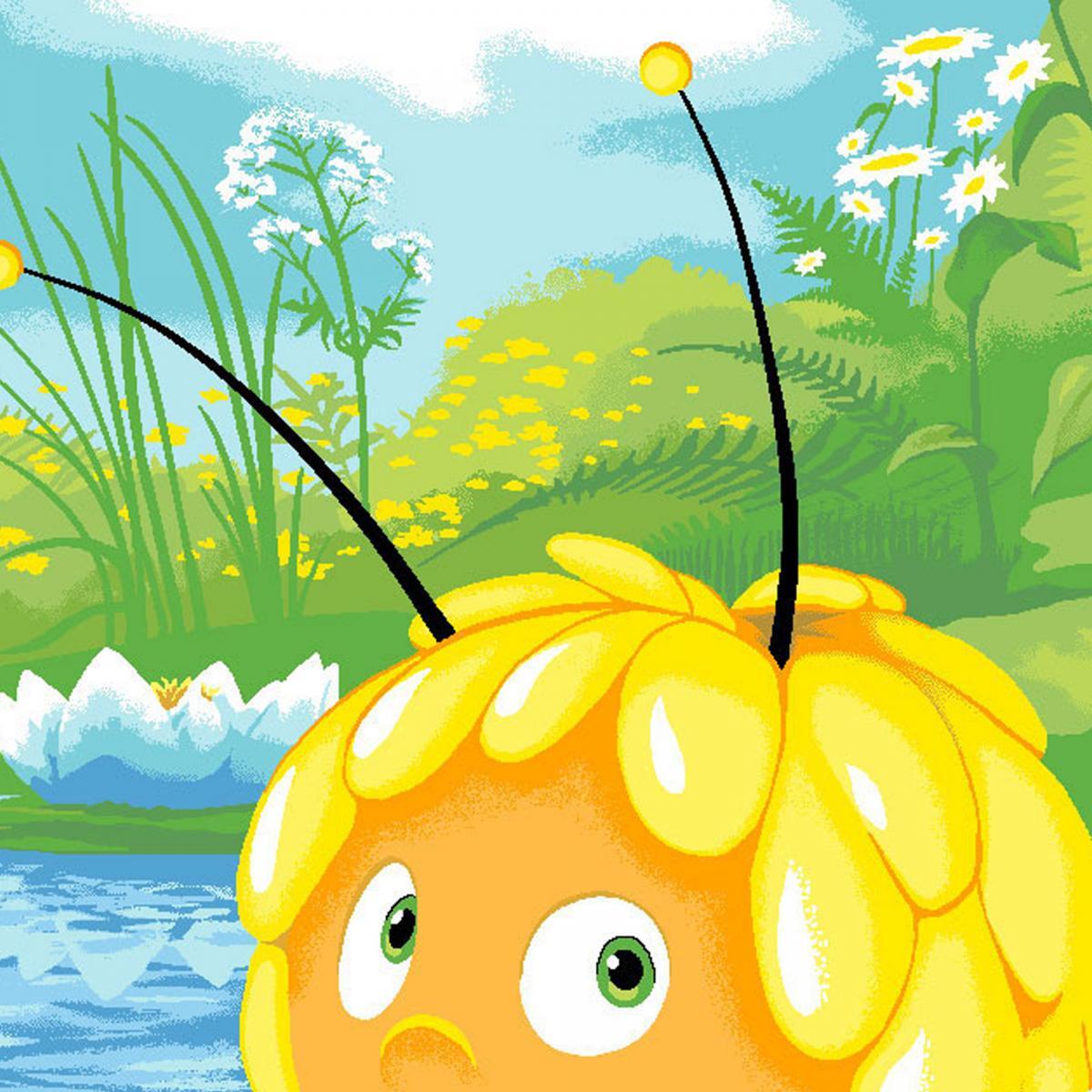 Tapis enfant Maya l'abeille