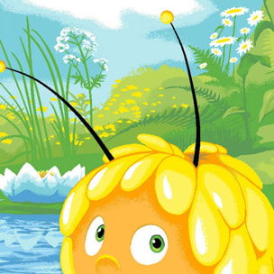 Tapis enfant Maya l'abeille