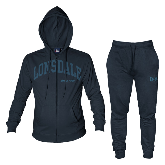 Tuta Uomo LONSDALE Cotone Primavera Full Zip