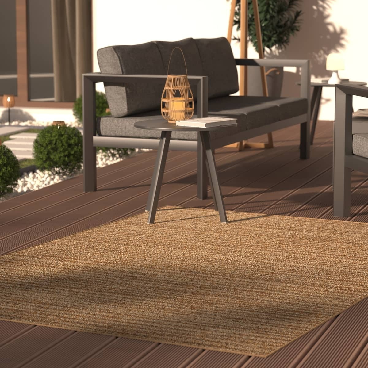 Tapis extérieur/intérieur "Luka" 160x230cm marron