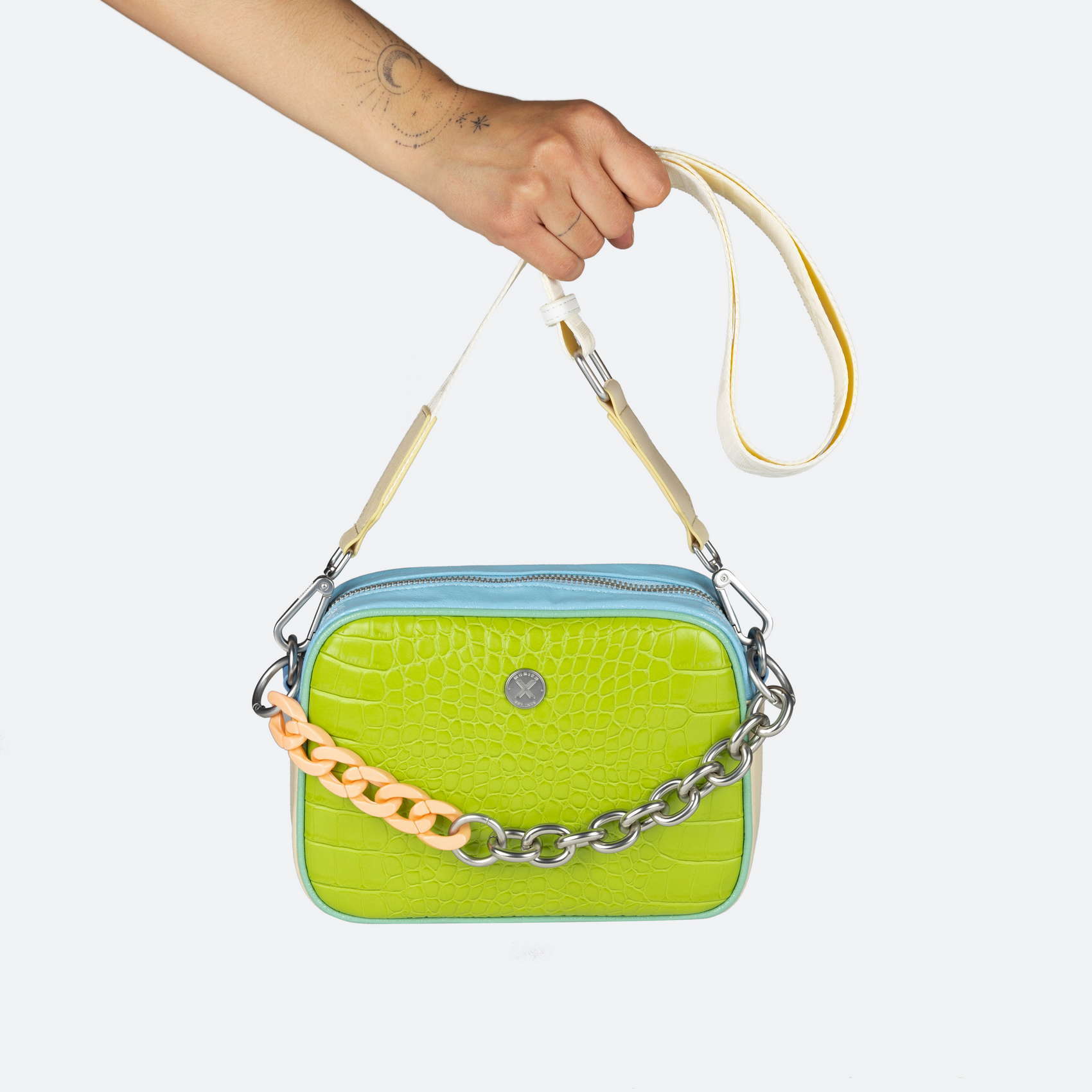 SPLASH CROSSBODY CAMERA LIGHT BLUE