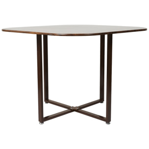 Lot De 4 Chaises Patchwork Et Table Gris