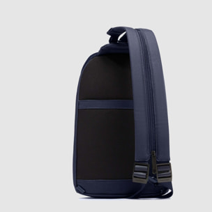 Piquadro Zaino monospalla uomo in tessuto riciclato