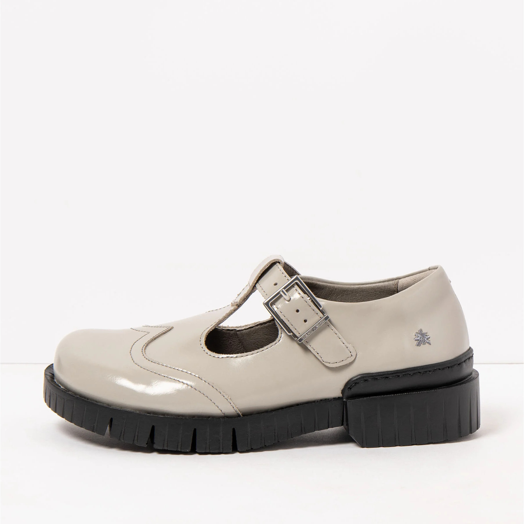 Zapatos 1834 NAPPA SHINNY CINDER-BLACK /OXFORD color Cinder-black
