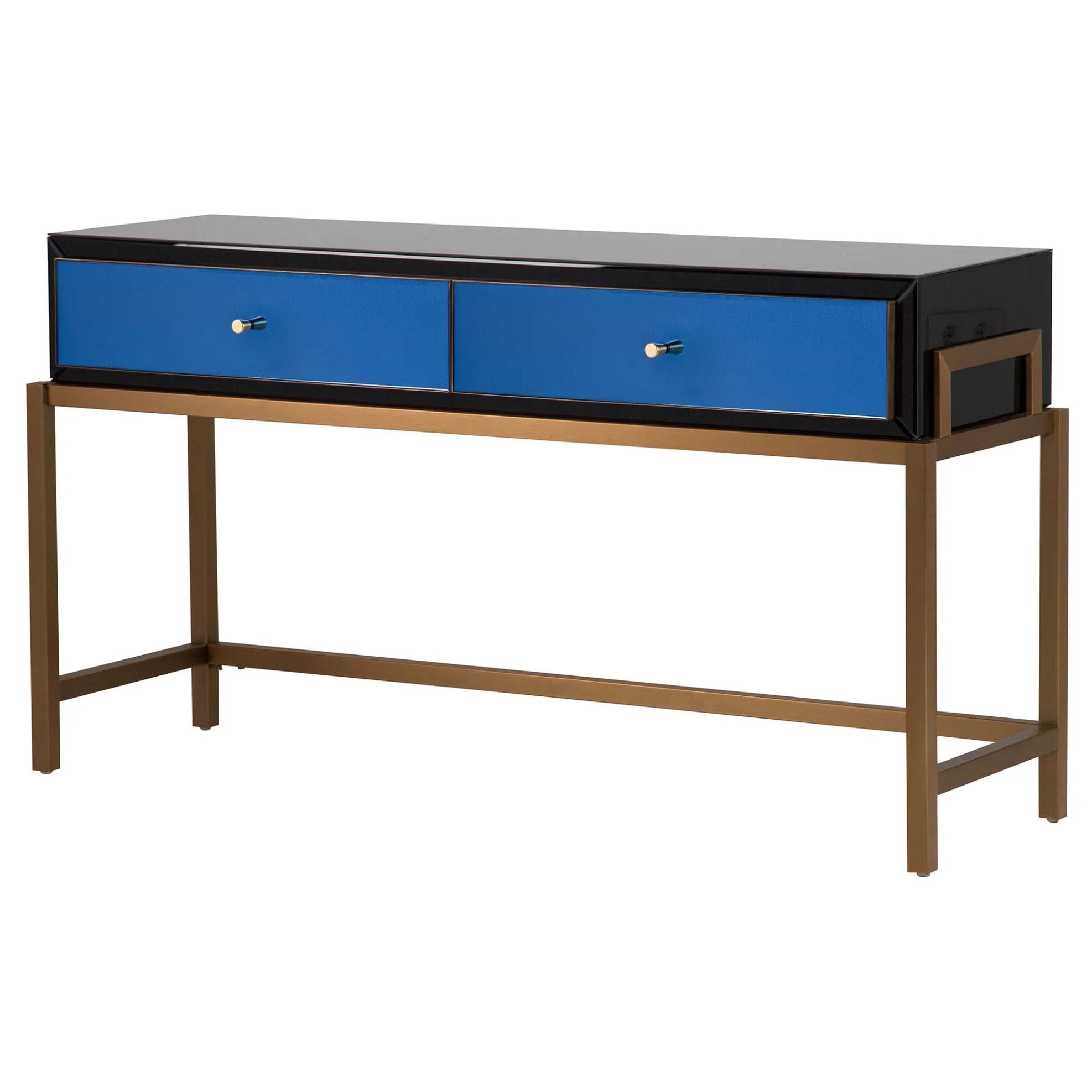 Consola Espejo Acero Inoxidable Prestine 140x42x73 Cm