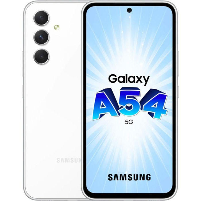 Smartphone SAMSUNG Galaxy A54 Blanc 128Go 5G