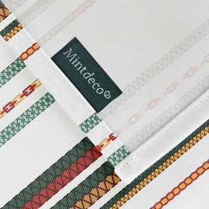 Nappe imprimée anti-tâches NUBIA VERT