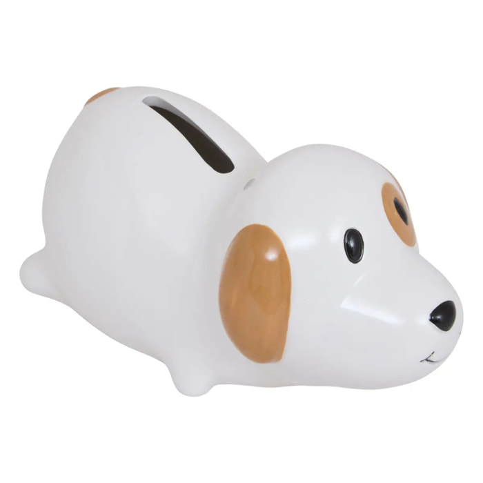 Tirelire chien Scott l.15cm céramique