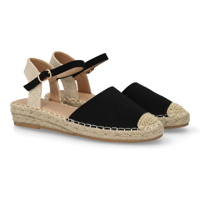 Alpargata mujer yute comoda cierre de hebilla