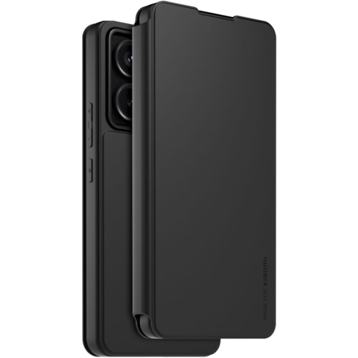 Etui avec cordon MADE FOR XIAOMI Redmi Note 13 Pro Plus + dragonne noir