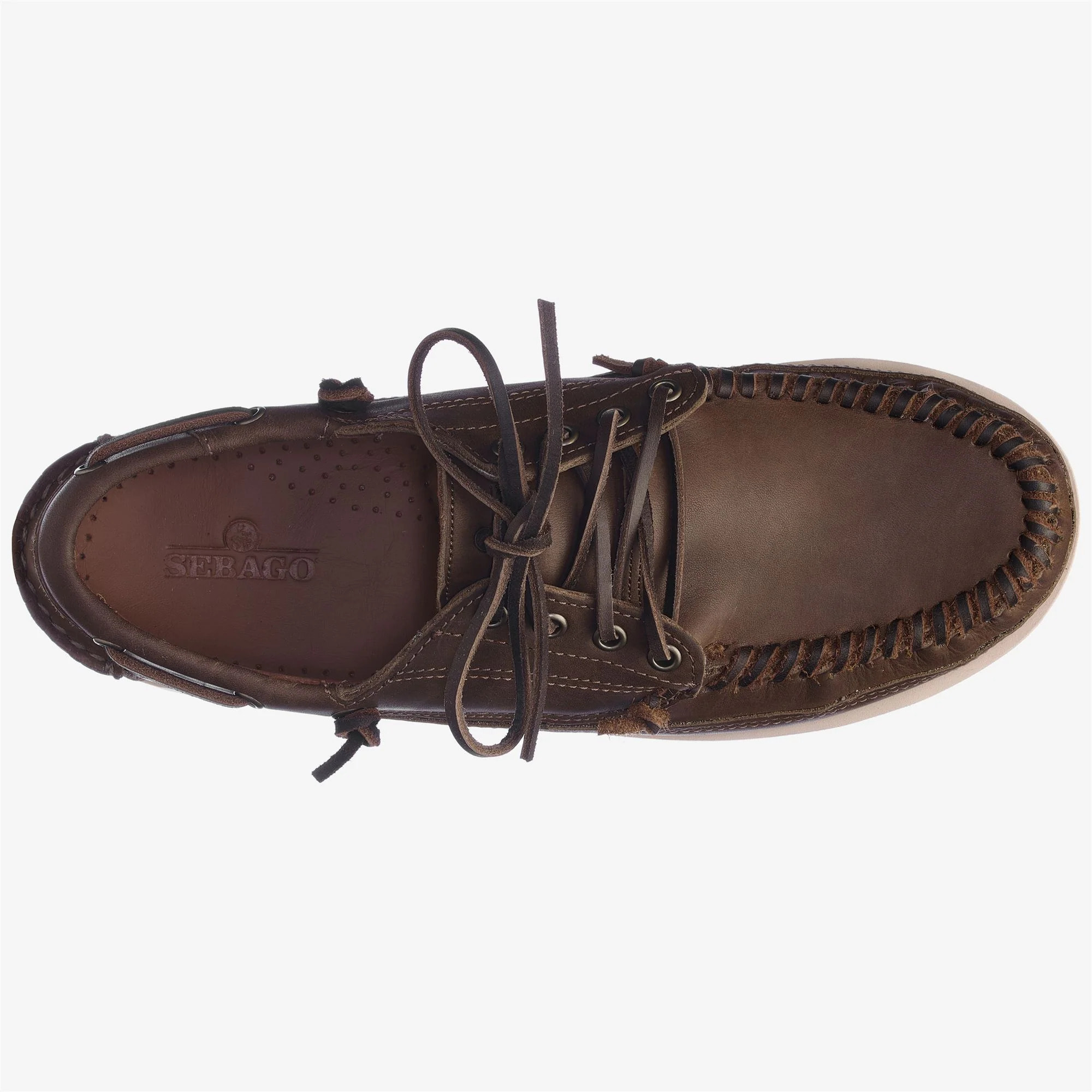 Sebago - Docksides Uomo Marrone - Seneca Budu