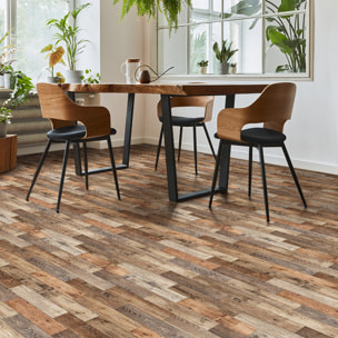 Revêtement sticker sol - PARQUET BOIS DU COLORADO - Rouleau adhésif Protection Anti-dérapant