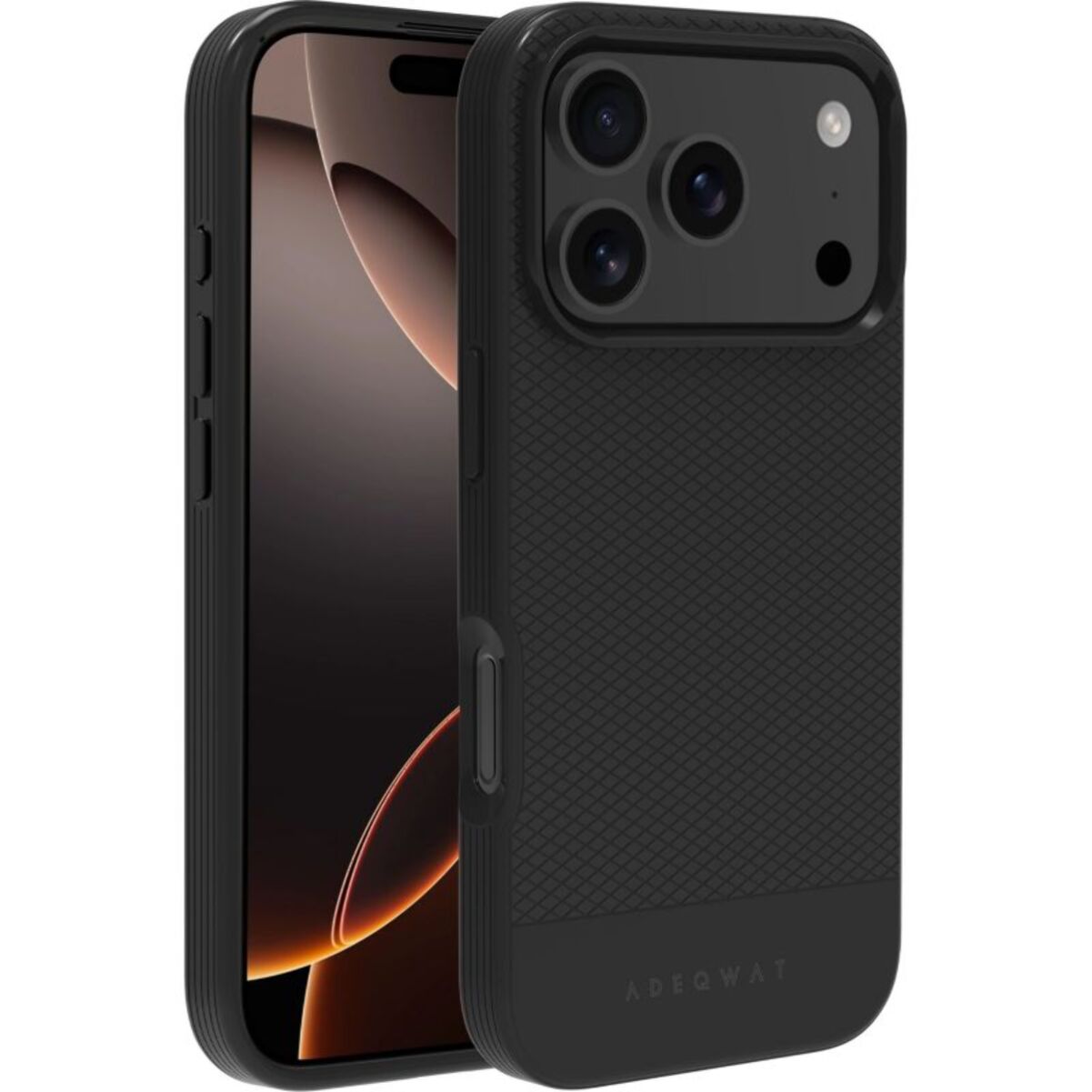 Coque ADEQWAT iPhone 17 Pro magnétique Noir
