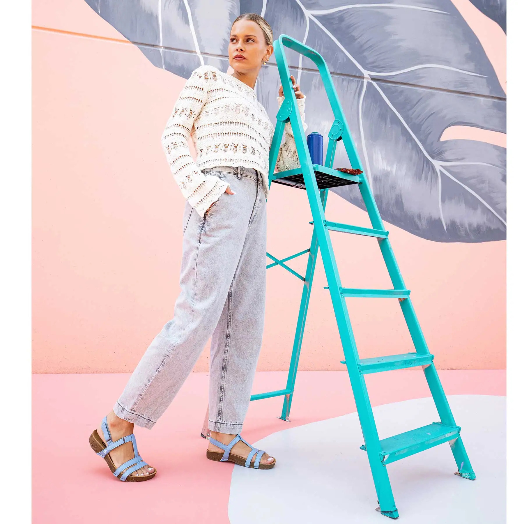 Sandalias 0946 NAPPA CLOUD/ I BREATHE color Cloud