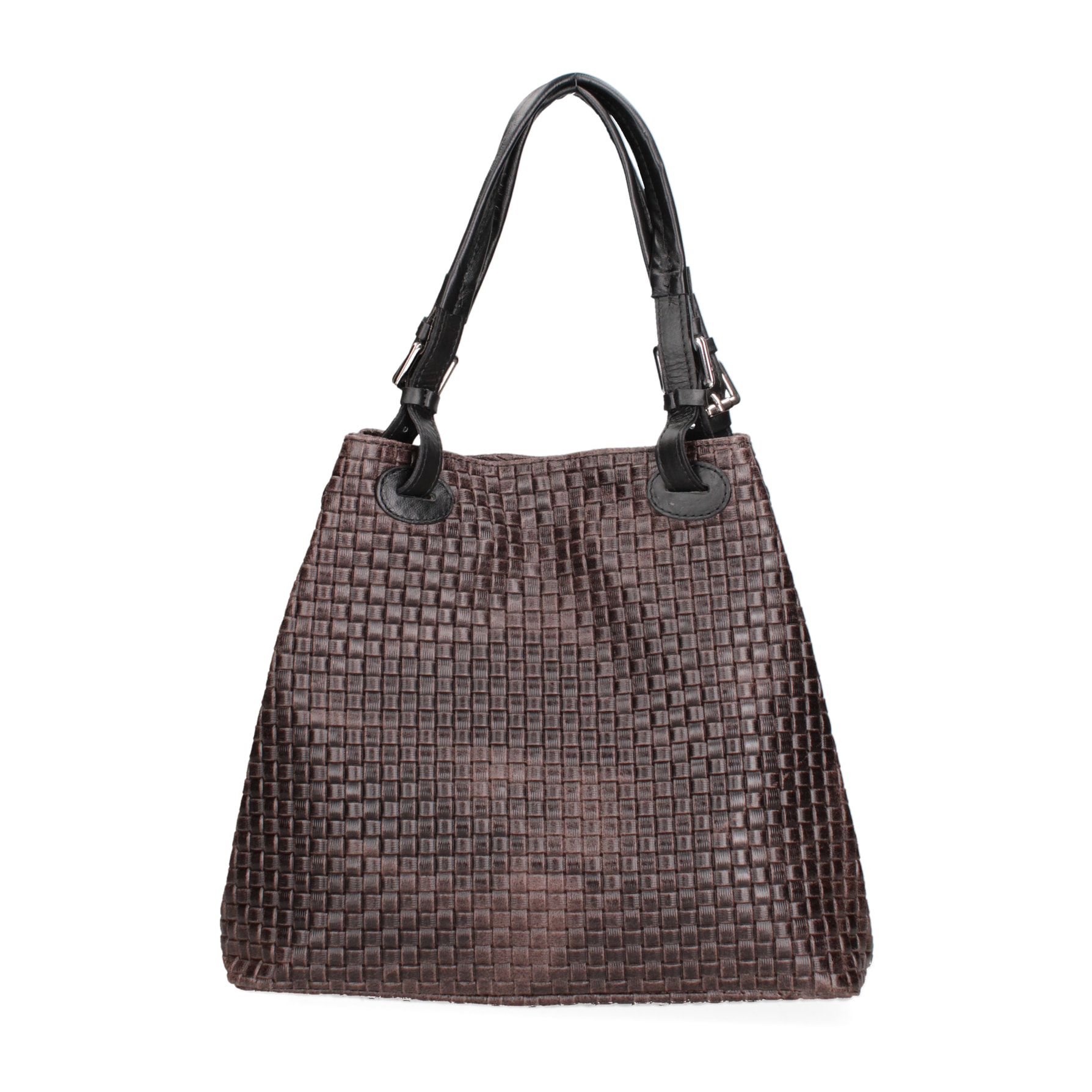 Borsa Shopper da donna In Vera pelle Made in Italy 32x29x17 cm