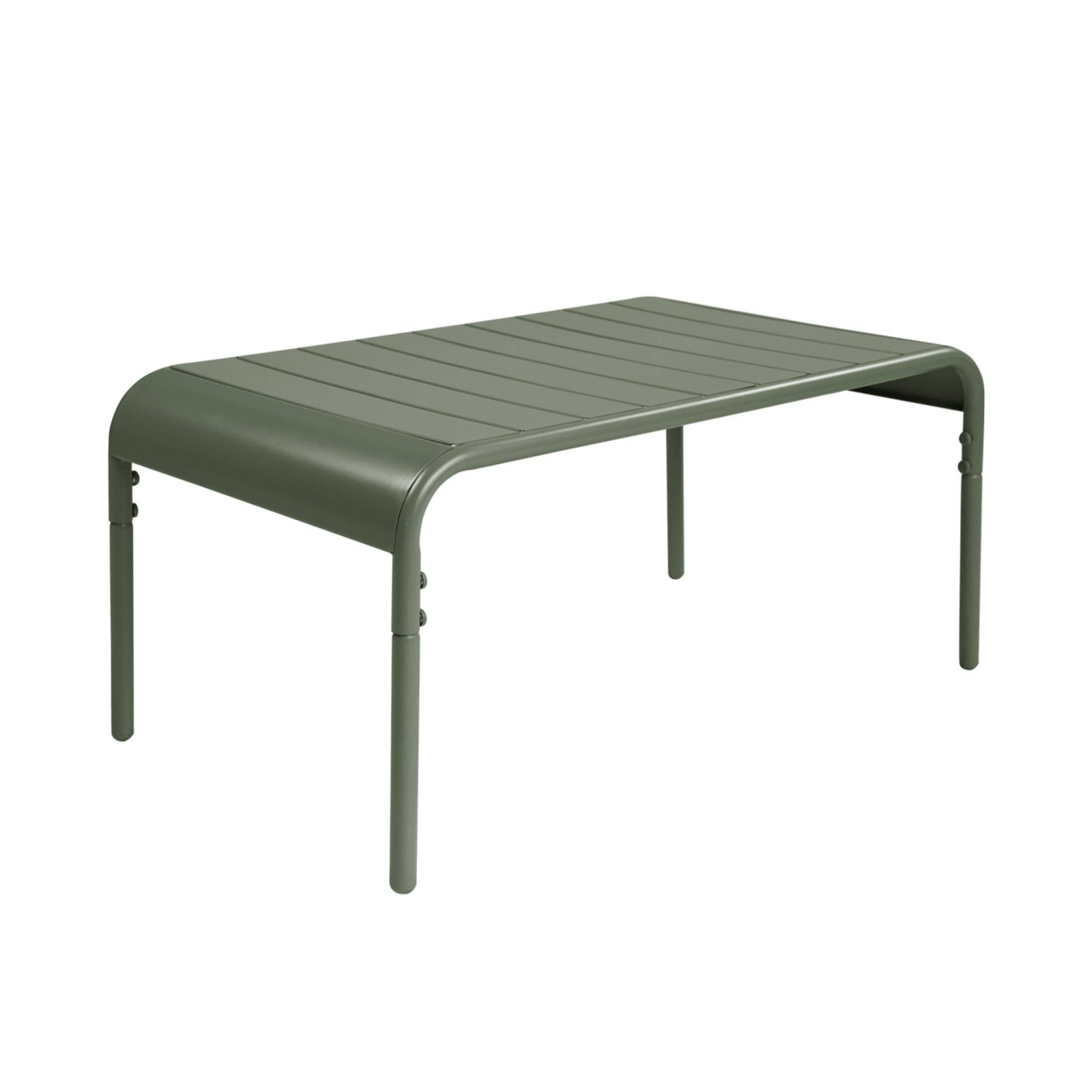 Table basse de jardin rectangulaire acier  AMÉLIA