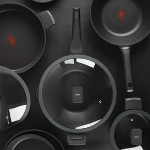 Cacerola de Ø28x13,5cm con tapa en Aluminio fundido con Revestimiento antiadherente GASTRO REECO MasterPRO