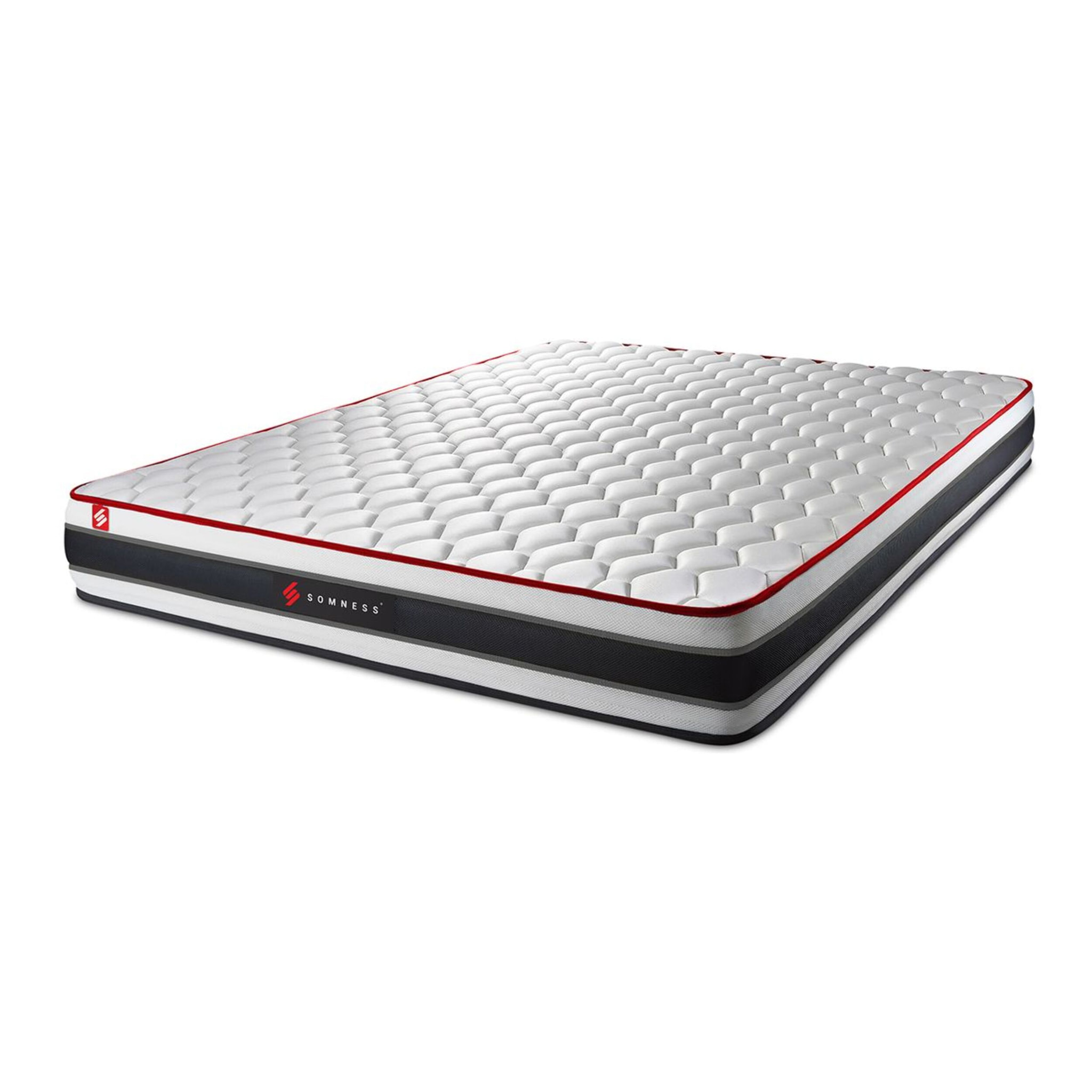 Matelas 180x200 cm Ressorts ensachés et Mémoire de forme - Energy