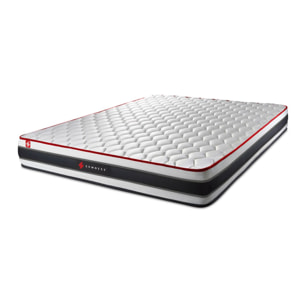 Matelas 180x200 cm Ressorts ensachés et Mémoire de forme - Energy