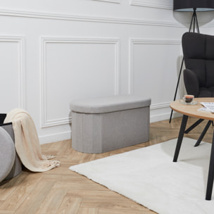 COFFRE BANC PLIABLE GRIS PILLS