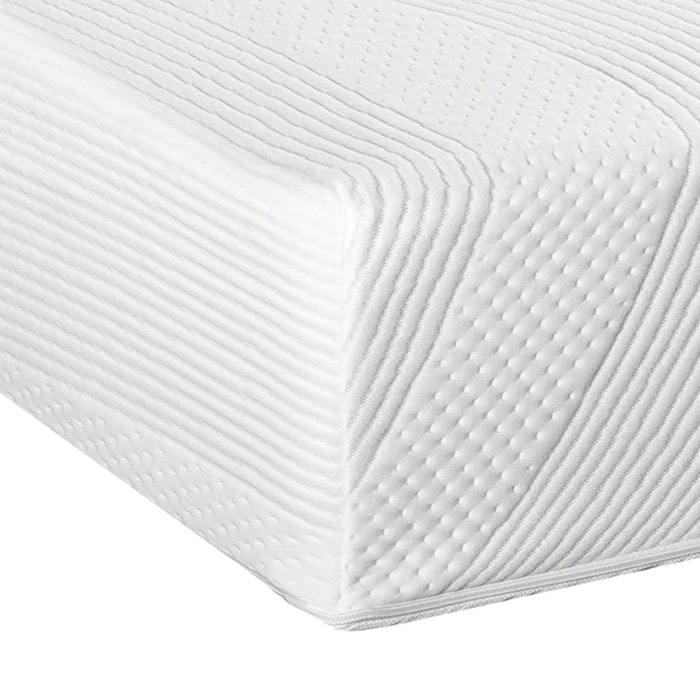 Matelas Paris, Soutien Ferme, 24 cm, Mémoire de Forme & Mousse Haute Densité, Fabrication Française, Déhoussable