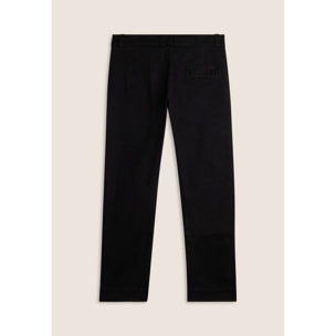 Pantaloni cropped slim fit in cotone elasticizzato