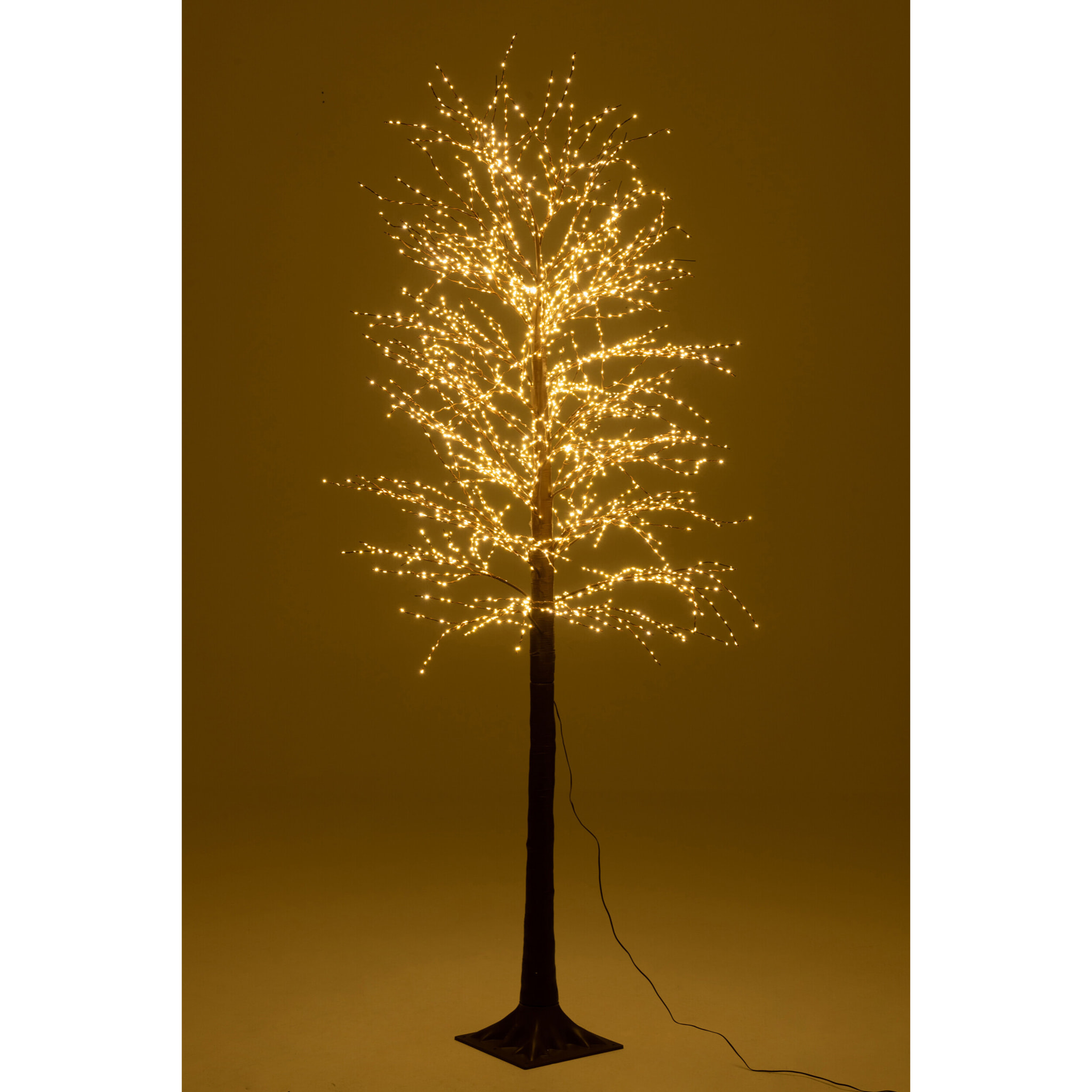 J-Line décoration Arbre 3000 Led - métal - brun - large - LED