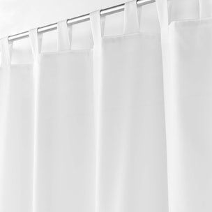 Rideau blanc à passants - Blanc