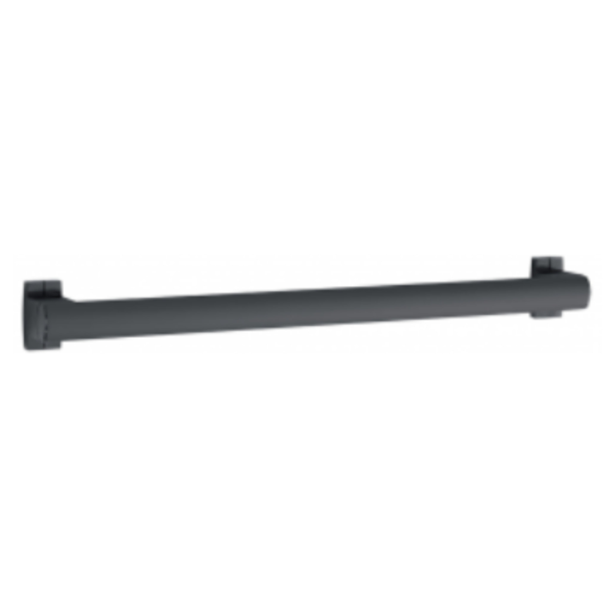 Barre de maintien droite PMR PELLET Design 60 cm aluminium époxy anthracite caches résine anthracite