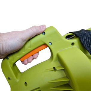 Aspirafoglie Soffiatore Elettrico Da Giardino 3 in 1 Aspiratore Trituratore Soffia Foglie 3000 W 270 Km/h Con Sacca Raccolta 45 L Rotelle Tracolla