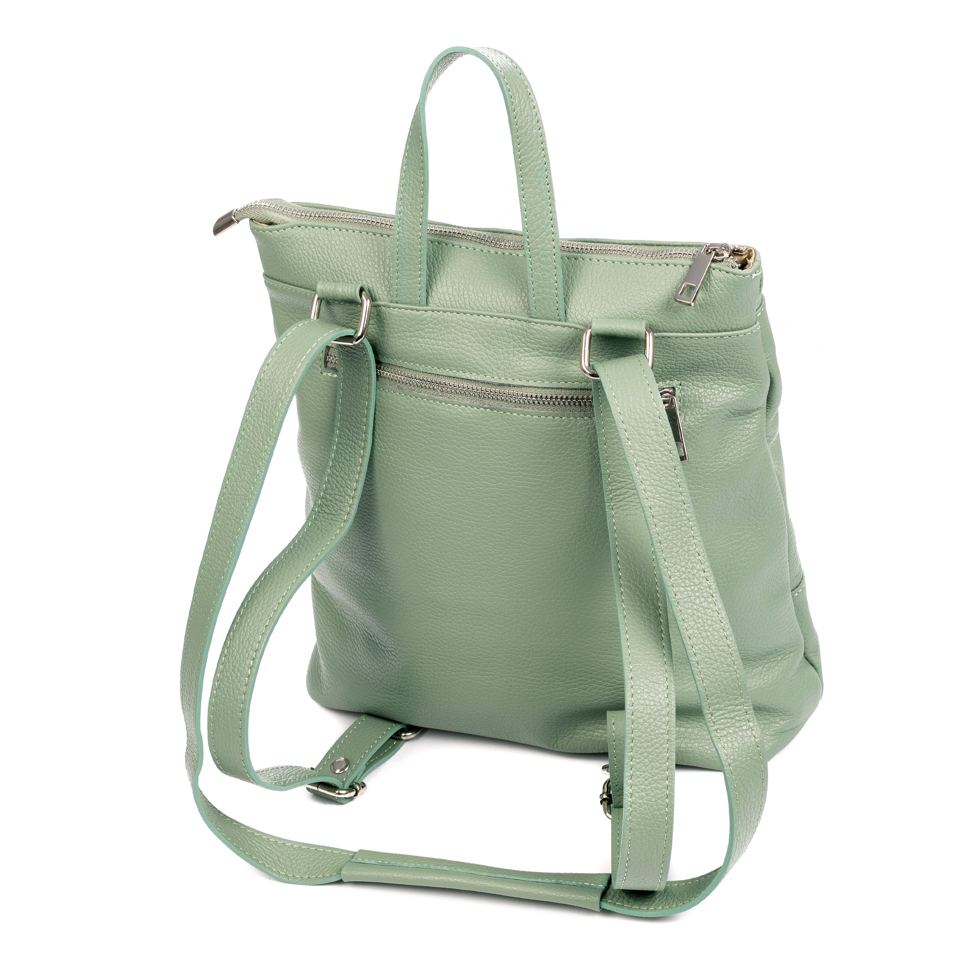 Asigliano bolso mochila de piel auténtica Dollaro.