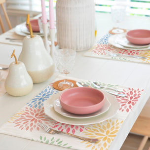 Mantel antimanchas INDIV. SEVEL MULTICOLOR (2 ud.)