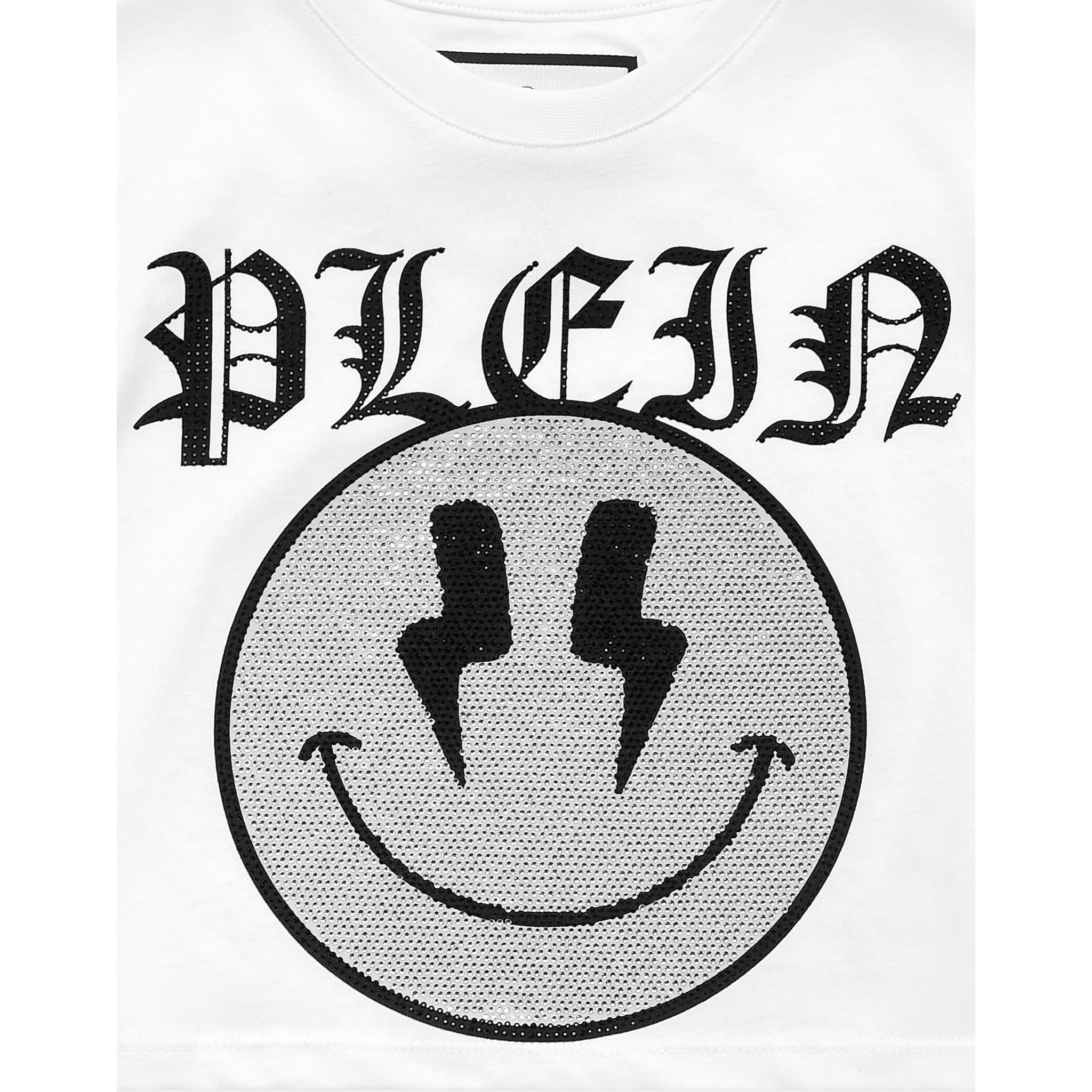 PHILIPP PLEIN T-Shirt Round Neck Ss SMILE