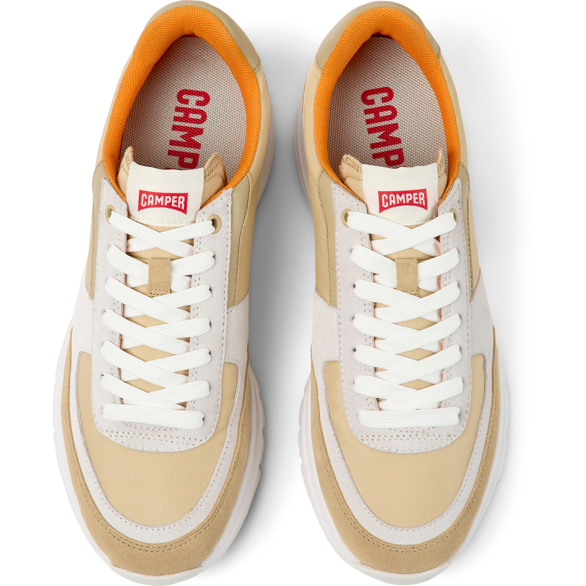 Sneakers - CAMPER Drift - Beige - Pelle nabuk