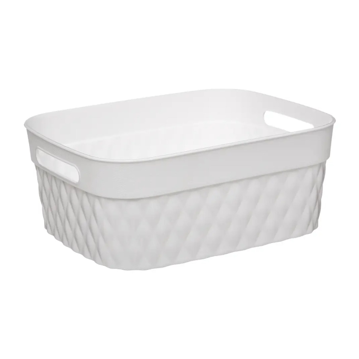 Panier en plastique 5L Blanc Disco