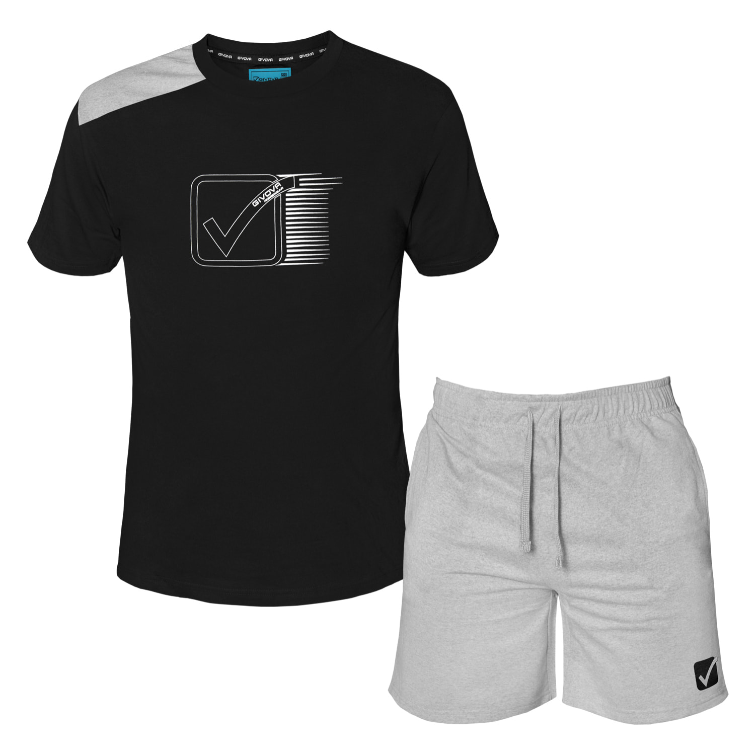 Completo Homewear Uomo Manica Corta GIVOVA Cotone