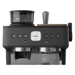 AEG Máquina de café espresso con tecnología avanzada de molido, 2200 W de potencia y 20 bares de presión EC8-1-8BP