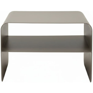 Table basse Lounge 58x37cm bronze Kare Design