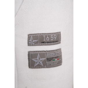 Pantaloni Esercito jogger lunghi bianchi uomo