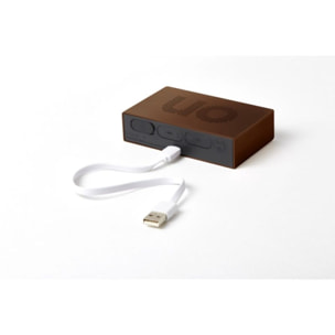 Réveil LEXON Flip Premium Rechargeable Bronze