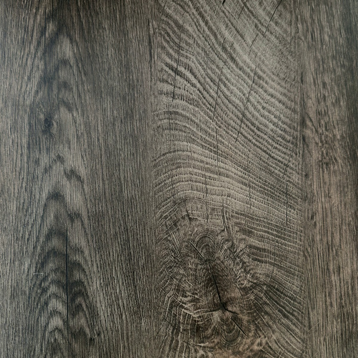 Table à manger extensible Tomasucci HELT 130, en MDF finition bois gris, 90 × 130 × 77 cm