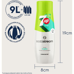 Concentré SODASTREAM 7 UP Mojito Free 440ml