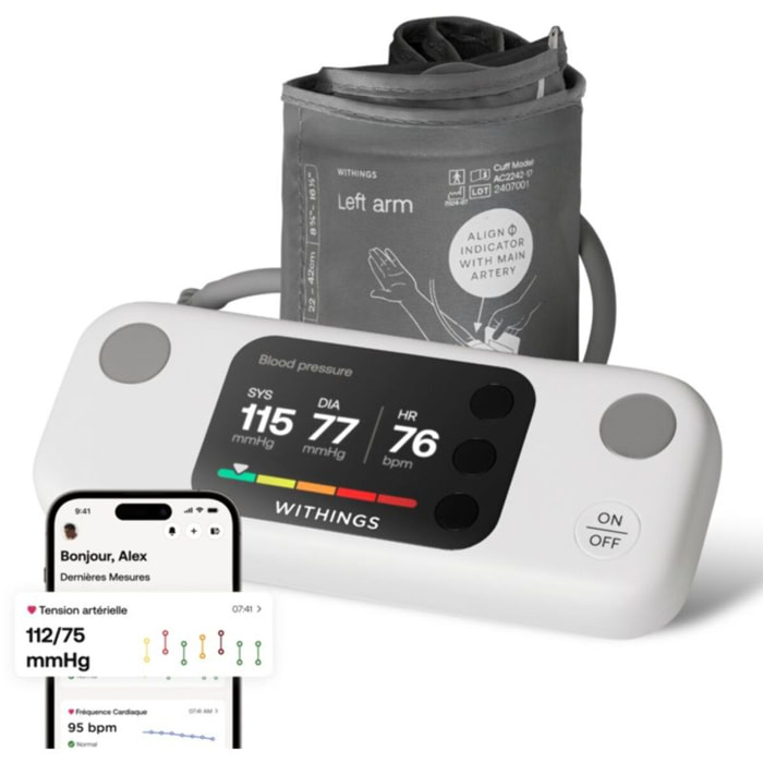 Tensiomètre WITHINGS BPM Vision