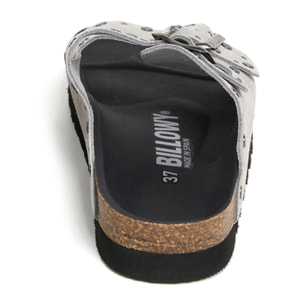 Sandalia Plataforma Gris Mujer BILLOWY GRIS