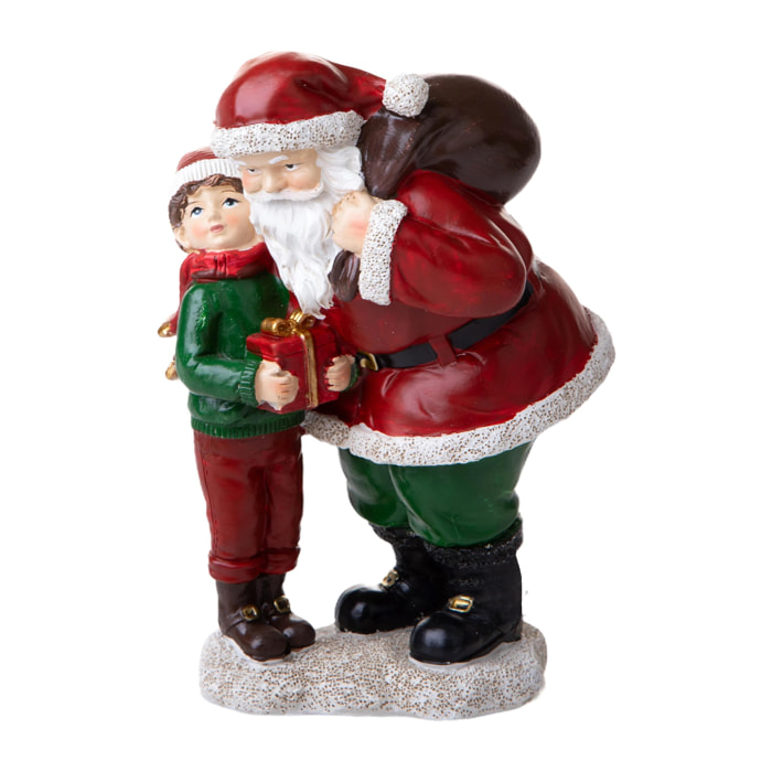 Babbo natale - Pezzi 2 - 12,5xH18x10,5cm - Bianchi Dino SpA