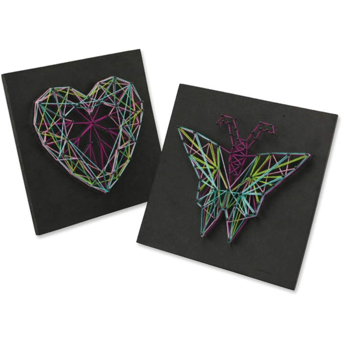 String Art - Farfalla E Cuore